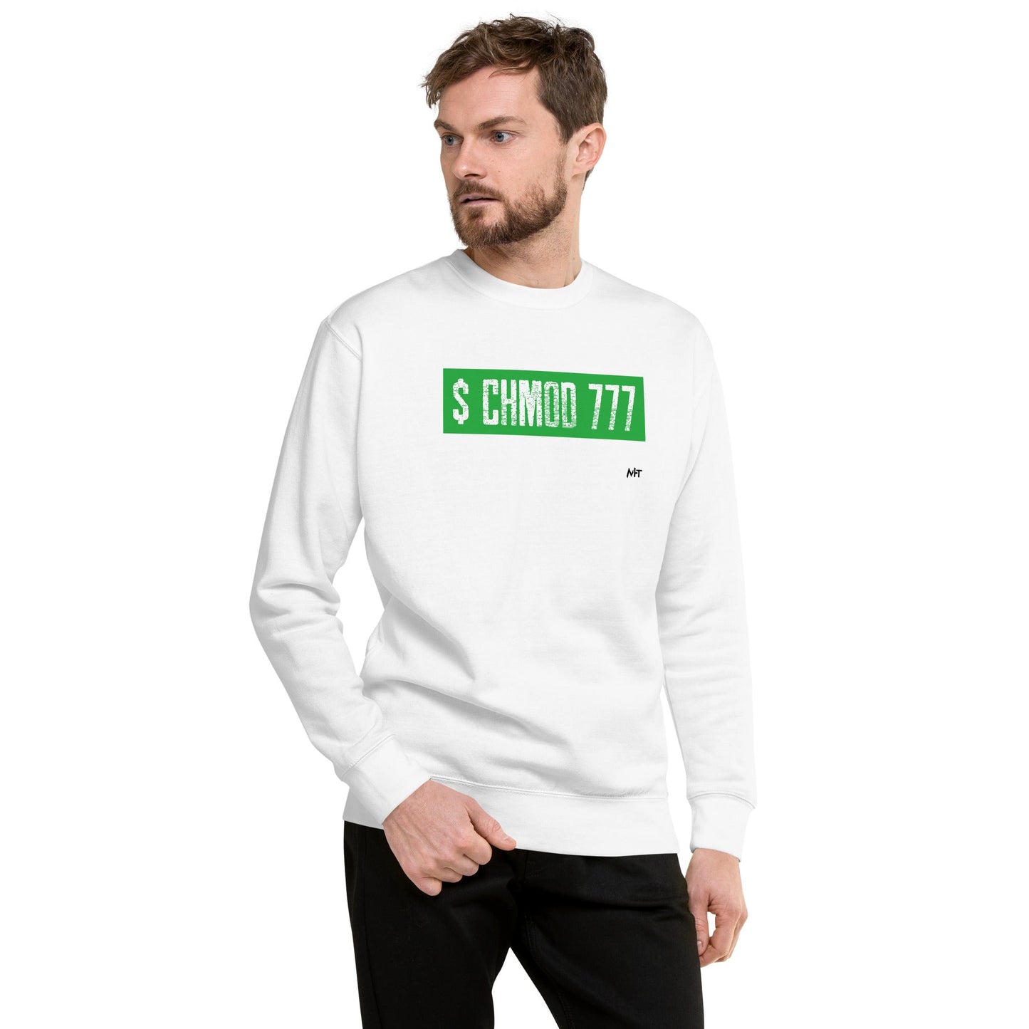 Chmod 777 - Unisex Premium Sweatshirt by DarkByteGear