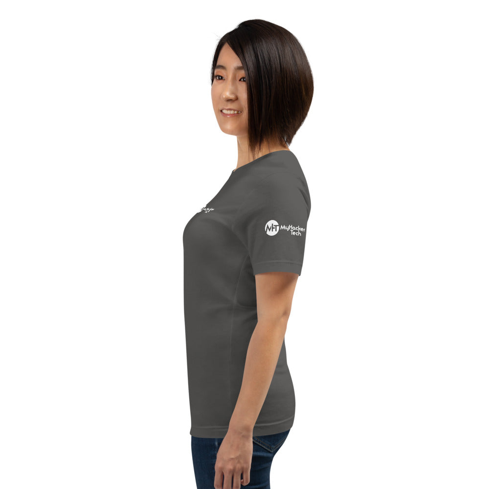 Red Mecha Guardian - Short-Sleeve Unisex T-Shirt (all sides print) by DarkByteGear