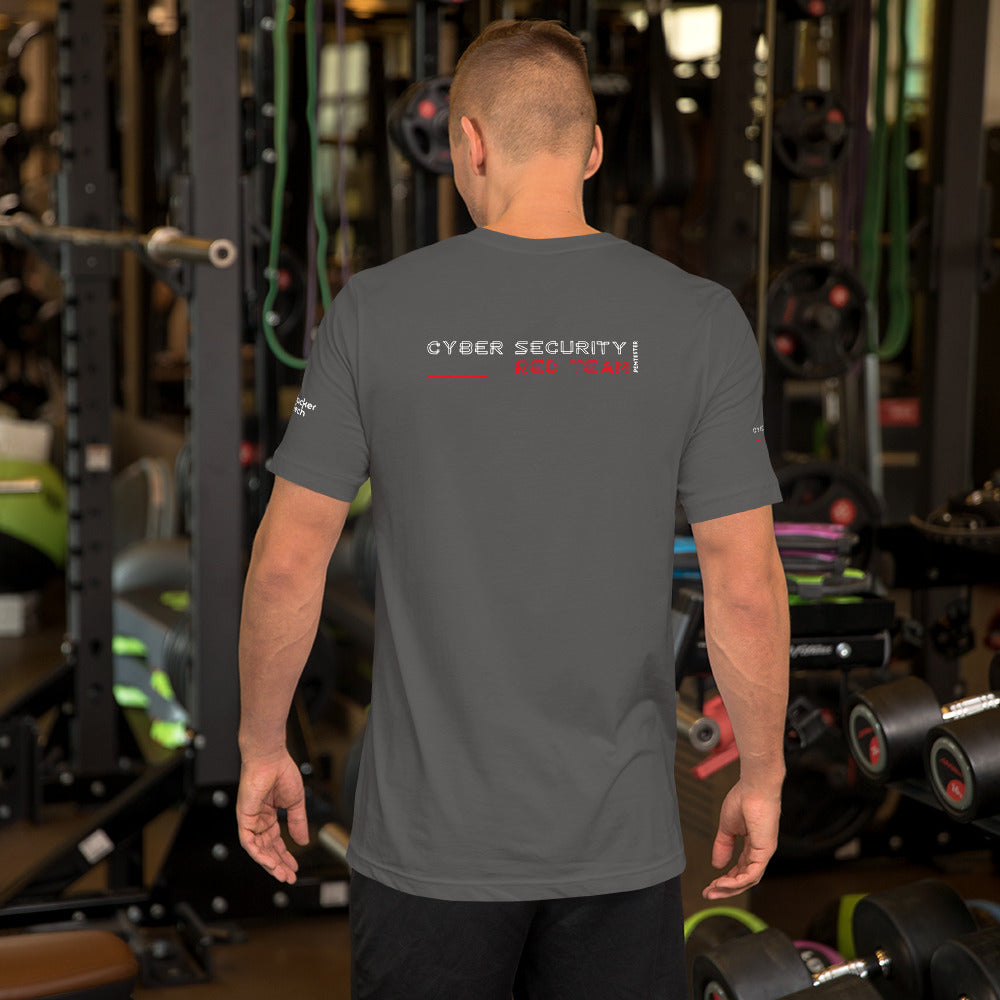 Cyber Security Red Team v2 - Short-Sleeve Unisex T-Shirt (all sides print) by DarkByteGear