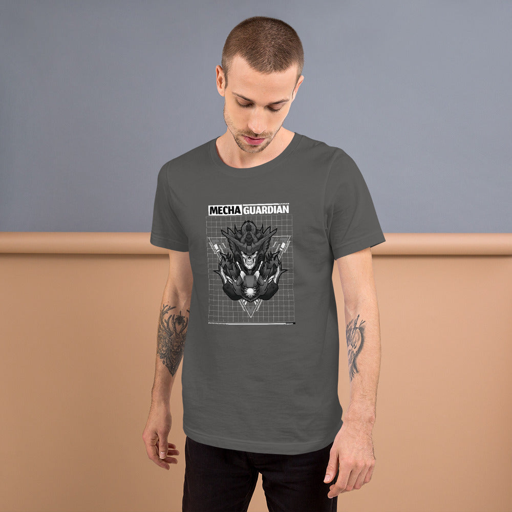 Mecha Guardian - Short-Sleeve Unisex T-Shirt by DarkByteGear