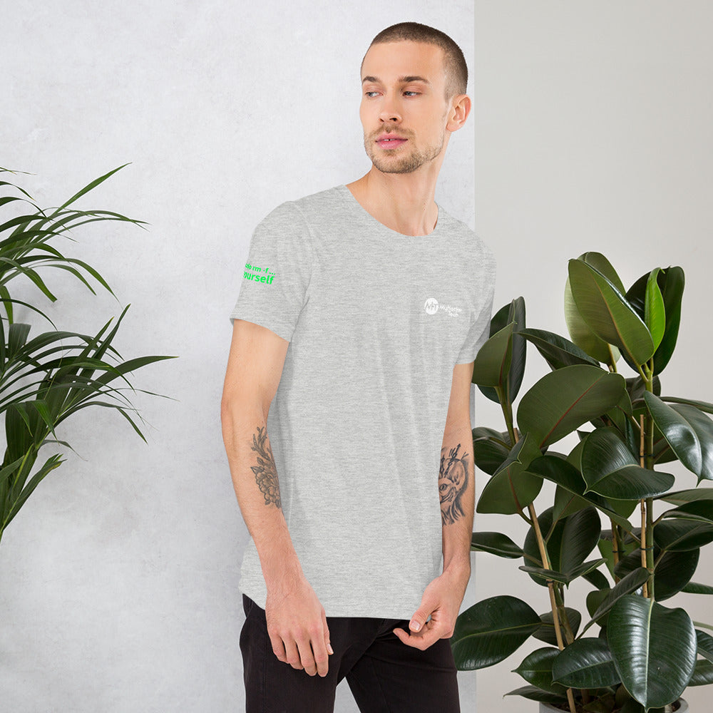 sudo rm -f yourself - Short-Sleeve Unisex T-Shirt (all sides print) by DarkByteGear