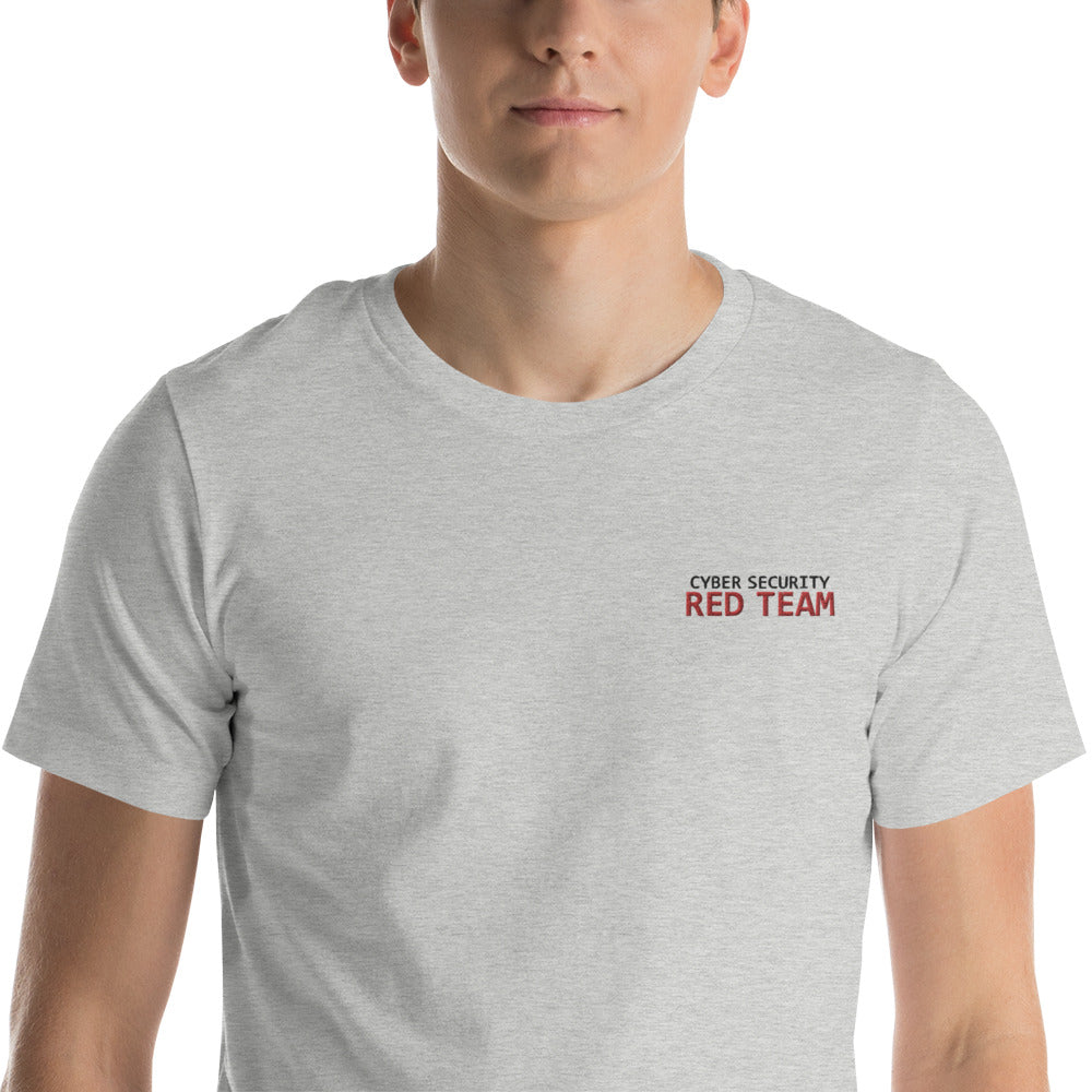 Cyber Security Red Team - Short-Sleeve Unisex T-Shirt (embroidered ) by DarkByteGear