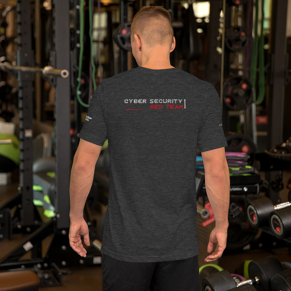 Cyber Security Red Team v2 - Short-Sleeve Unisex T-Shirt (all sides print) by DarkByteGear