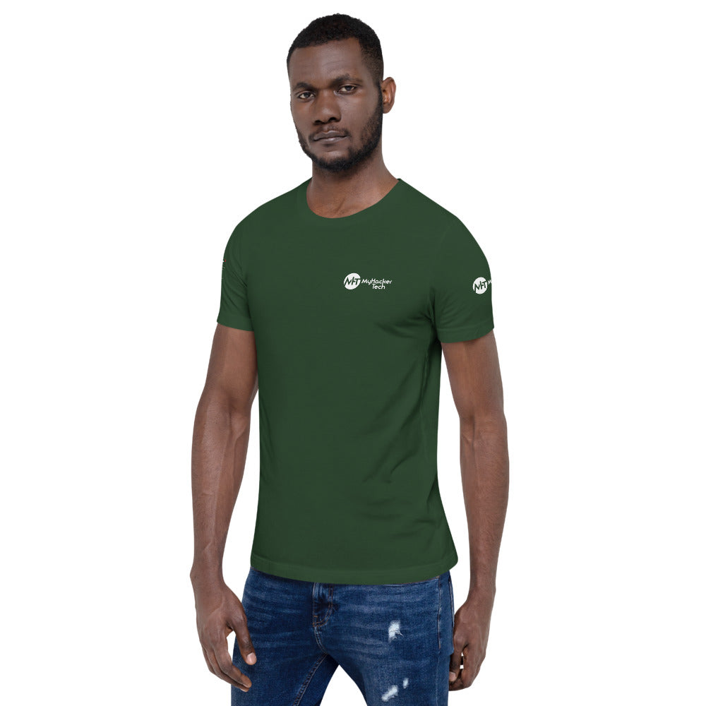 root shell - Short-Sleeve Unisex T-Shirt (all sides print) by DarkByteGear