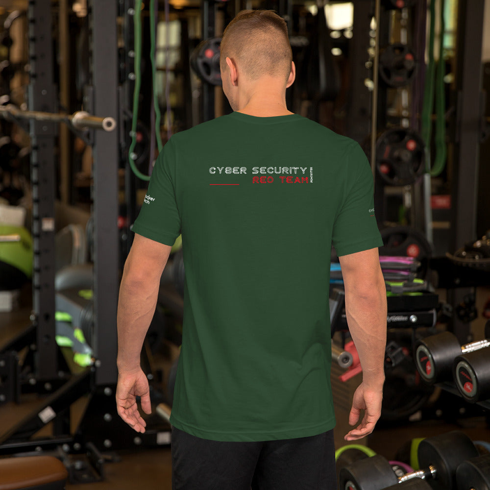 Cyber Security Red Team v2 - Short-Sleeve Unisex T-Shirt (all sides print) by DarkByteGear