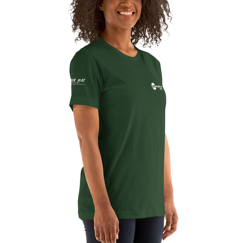 Black Hat Hacker V2 - Short-Sleeve Unisex T-Shirt by DarkByteGear