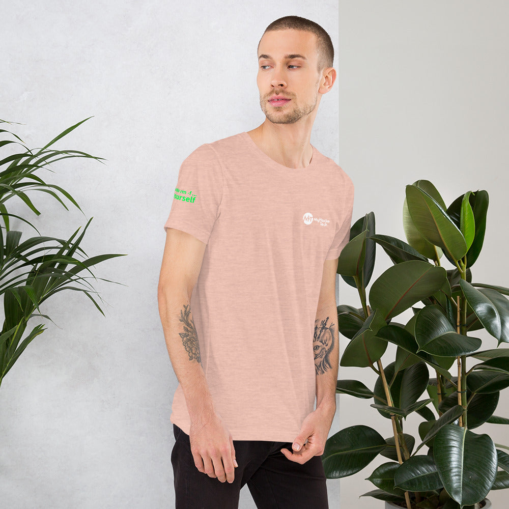 sudo rm -f yourself - Short-Sleeve Unisex T-Shirt (all sides print) by DarkByteGear