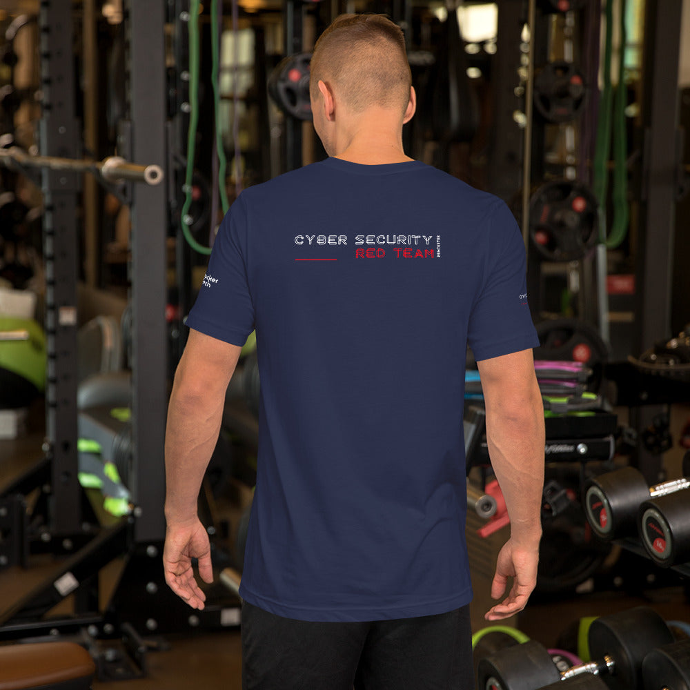 Cyber Security Red Team v2 - Short-Sleeve Unisex T-Shirt (all sides print) by DarkByteGear