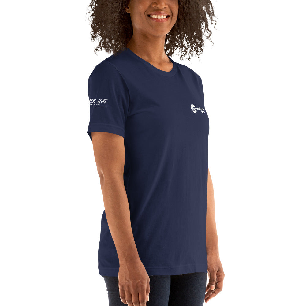 Black Hat Hacker V2 - Short-Sleeve Unisex T-Shirt by DarkByteGear