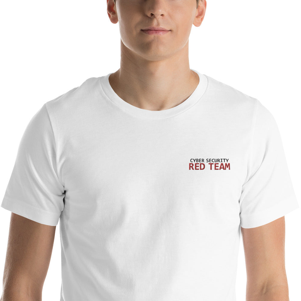 Cyber Security Red Team - Short-Sleeve Unisex T-Shirt (embroidered ) by DarkByteGear