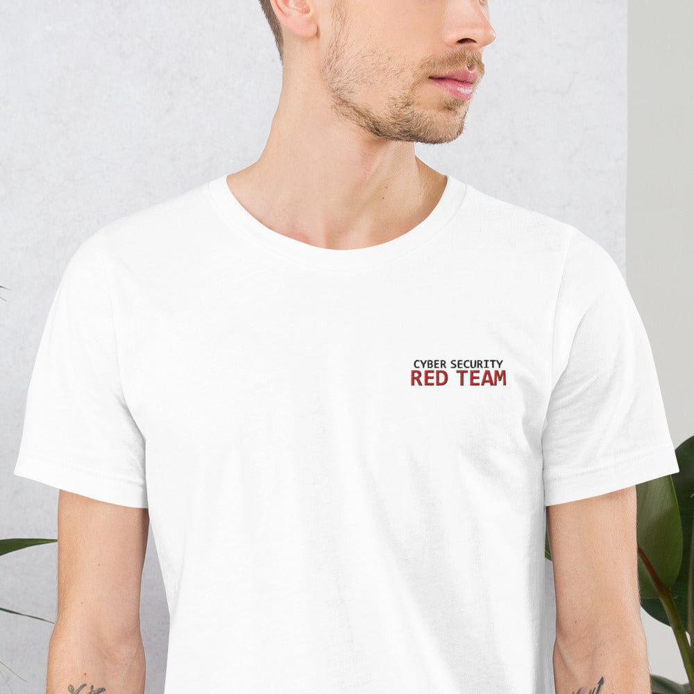 Cyber Security Red Team - Short-Sleeve Unisex T-Shirt (embroidered ) by DarkByteGear