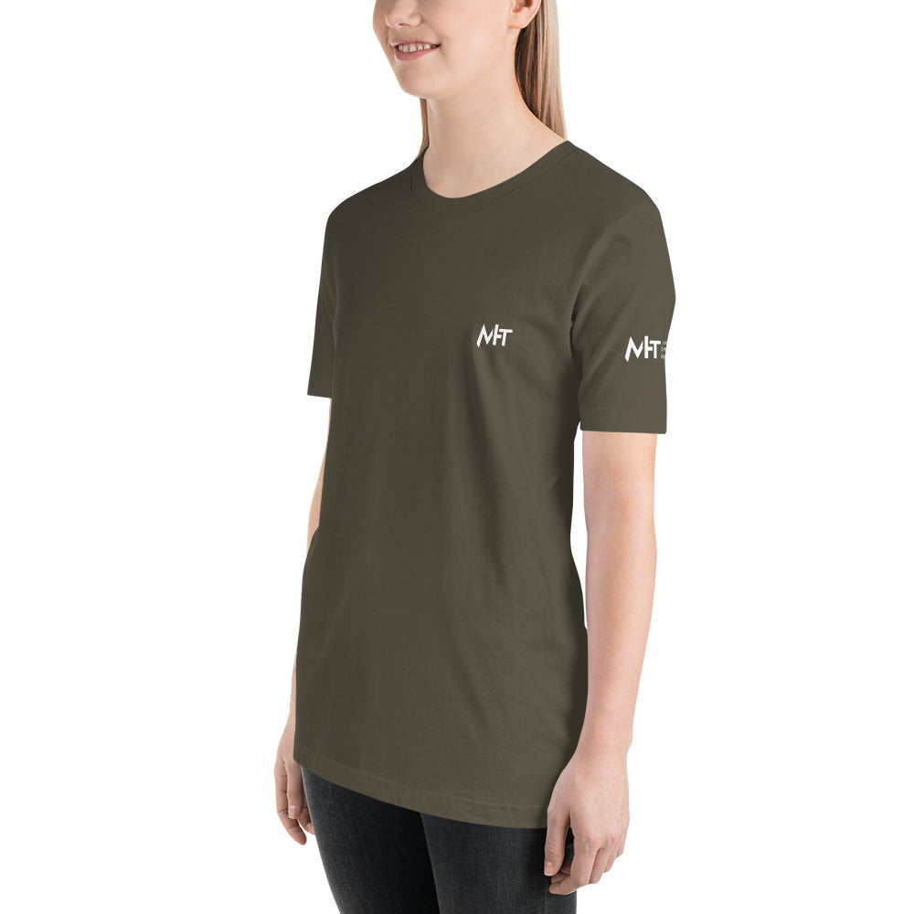 Cyber Security Red Team v5 - Short-Sleeve Unisex T-Shirt (back print) by DarkByteGear
