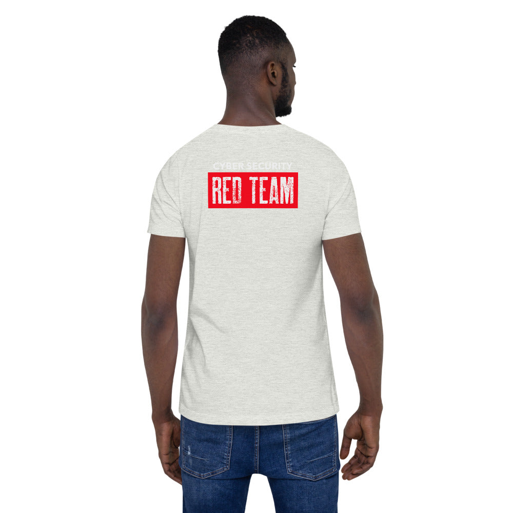 Cyber Security Red Team V1 - Short-Sleeve Unisex T-Shirt (back print) by DarkByteGear