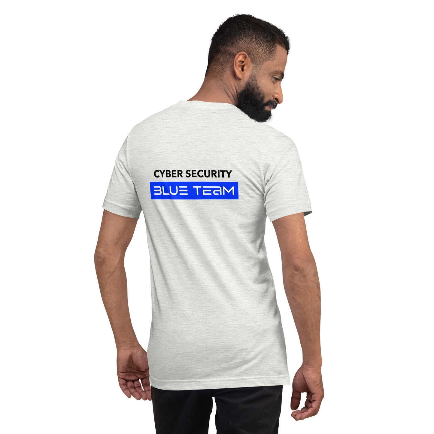 Cyber Security Blue Team V8 - Unisex t-shirt ( Back Print ) by DarkByteGear