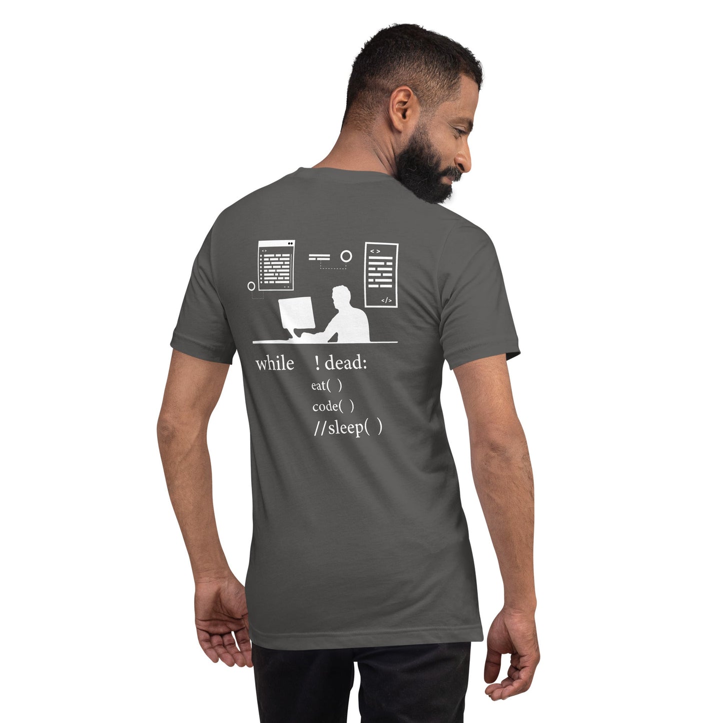 Computer Science - Unisex t-shirt (back print) by DarkByteGear