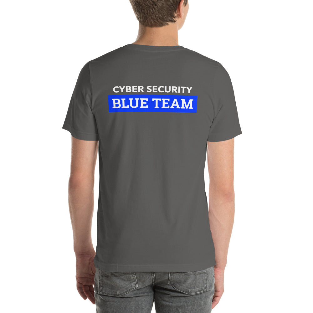 Cyber Security Blue Team V6 - Unisex t-shirt ( Back Print ) by DarkByteGear
