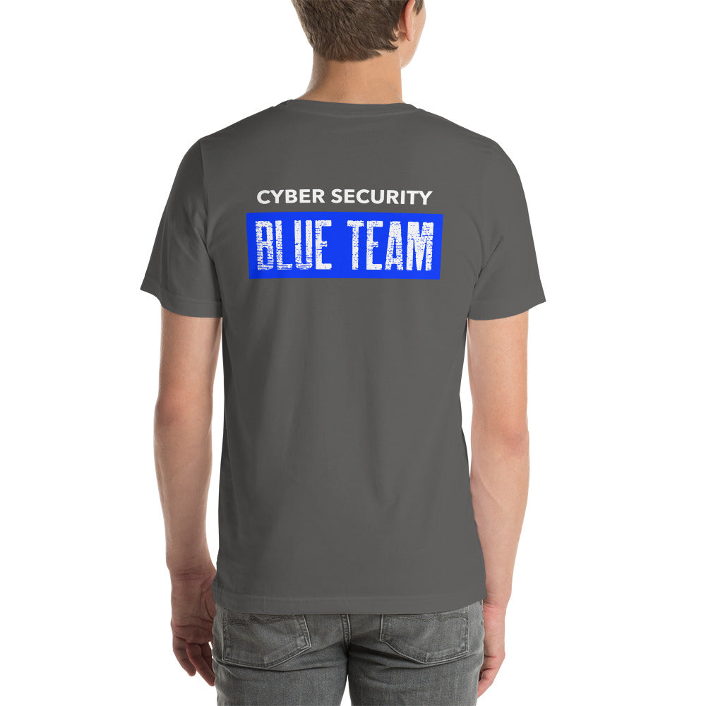 Cyber Security Blue Team V5 - Unisex t-shirt ( Back Print ) by DarkByteGear