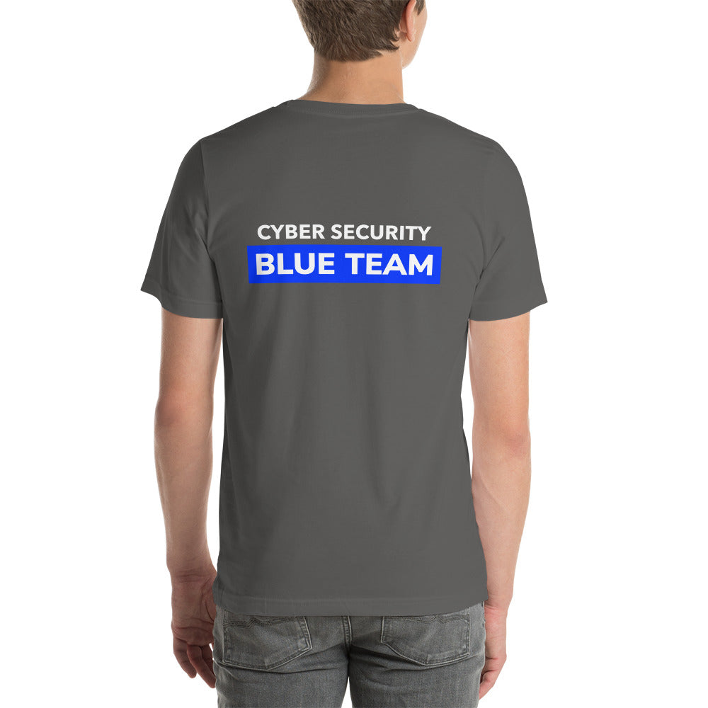 Cyber Security Blue Team V11 - Unisex t-shirt ( Back Print ) by DarkByteGear