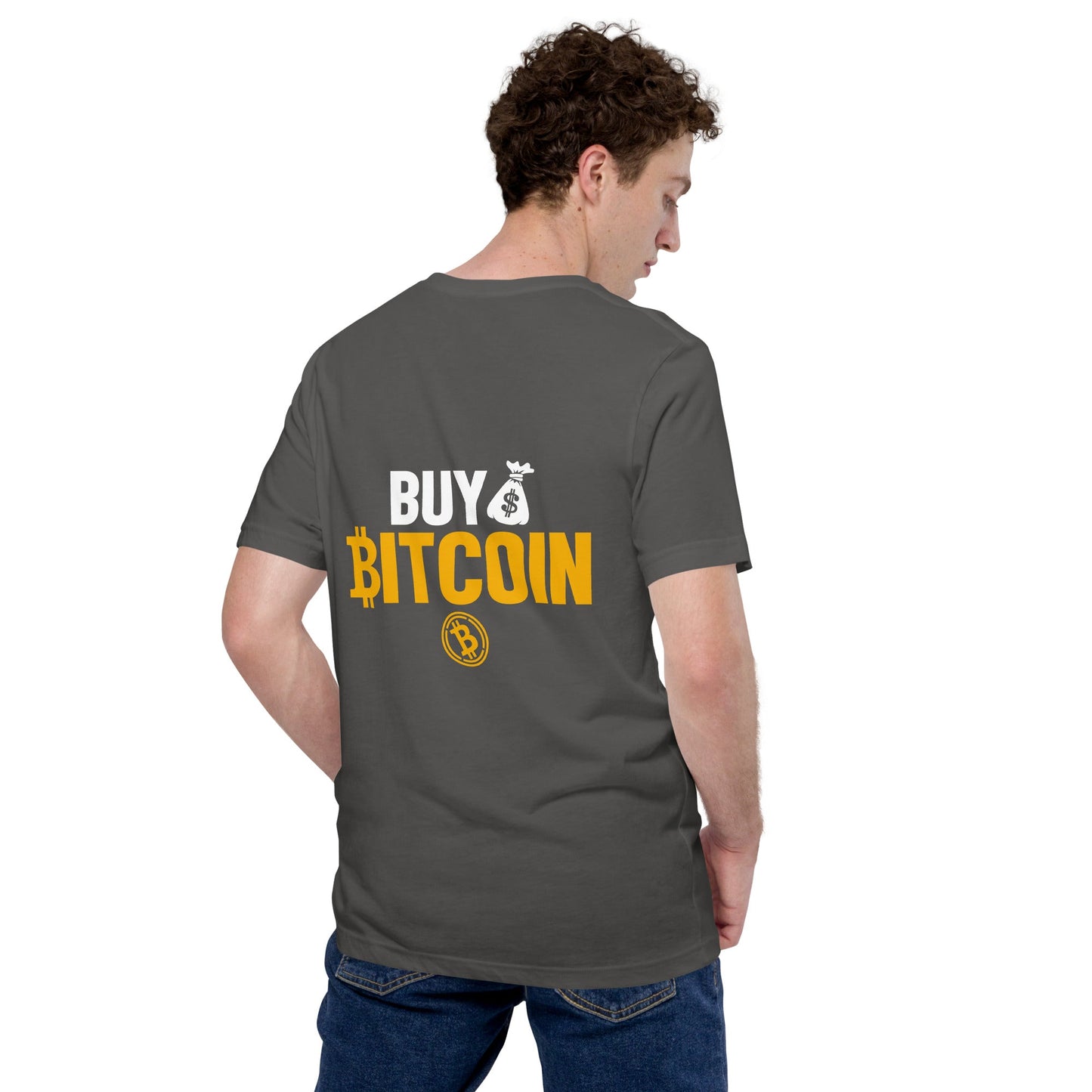 Buy Bitcoin Unisex t-shirt ( Back Print ) by DarkByteGear