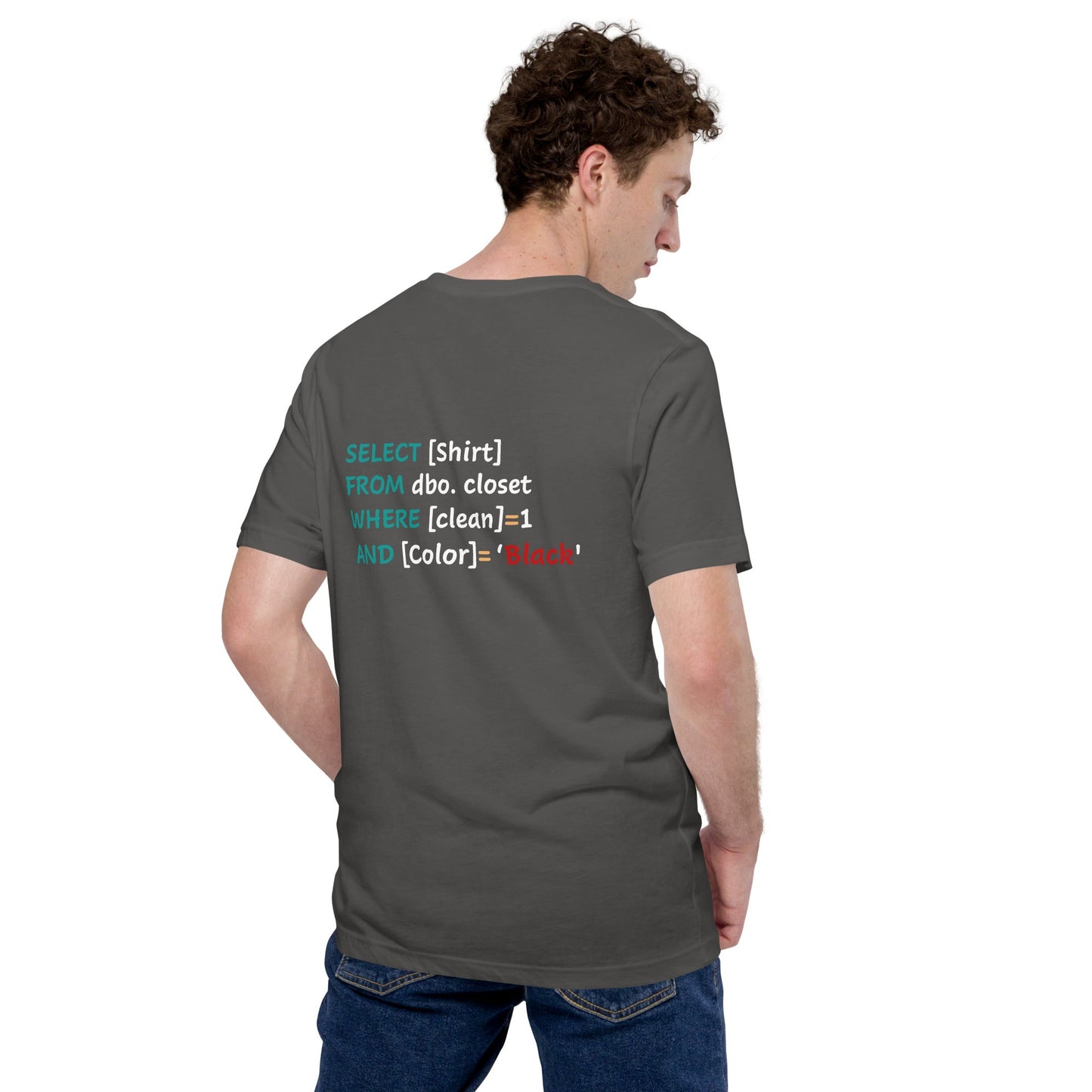 Select Shirt from dbo. closet (Mahfuz) Unisex t-shirt by DarkByteGear