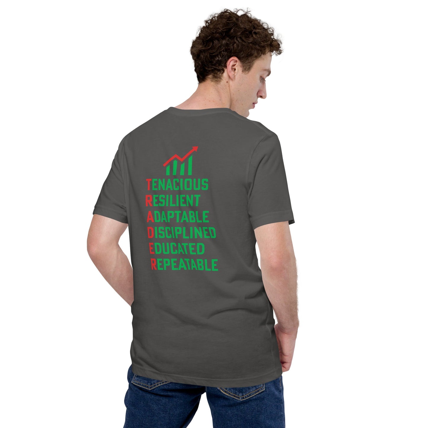 Trader Def: - Unisex t-shirt ( Back Print ) by DarkByteGear