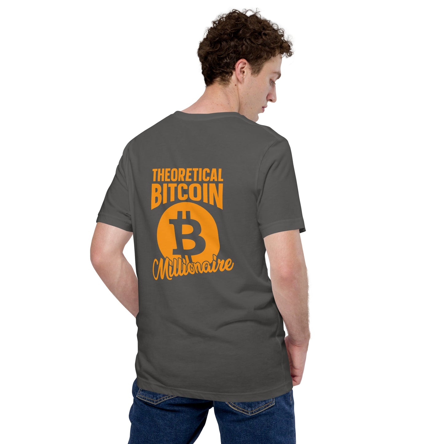 Theoretical Bitcoin Millionaire Unisex t-shirt by DarkByteGear