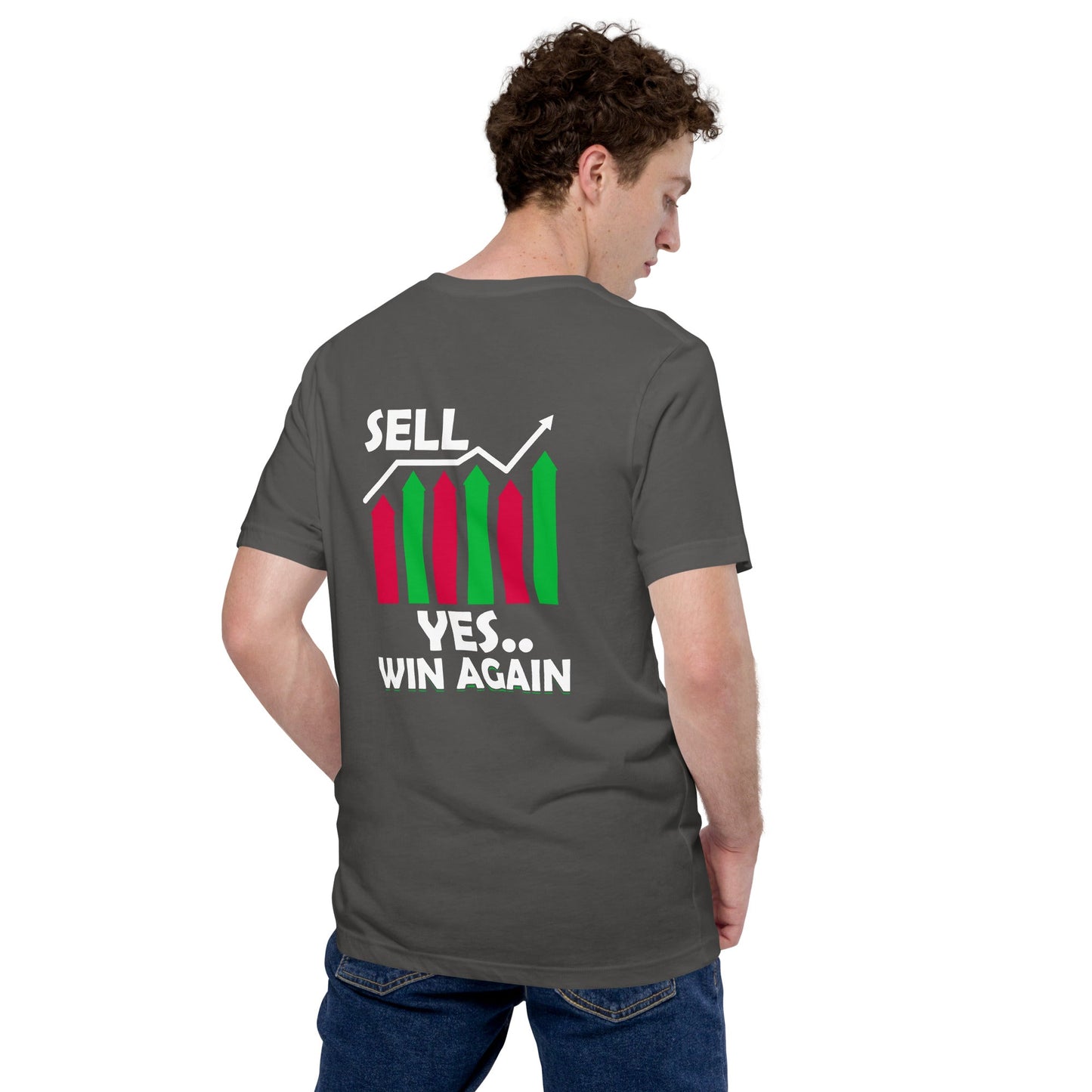 Sell: Yes..Win again! - Unisex t-shirt ( Back Print ) by DarkByteGear