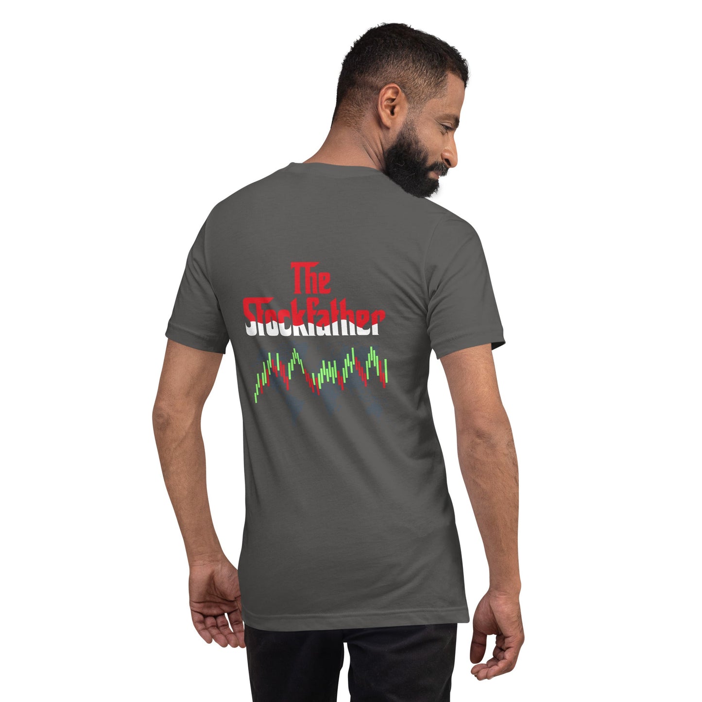 The Stockfather - Unisex t-shirt ( Back Print ) by DarkByteGear