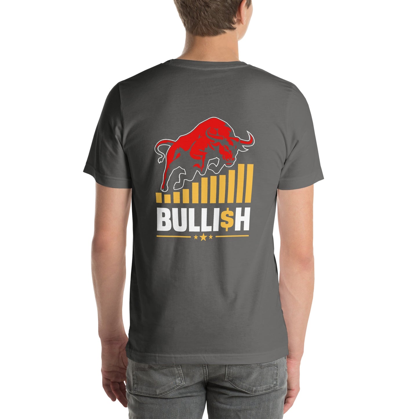 BULLI$H - Unisex t-shirt ( Back Print ) by DarkByteGear