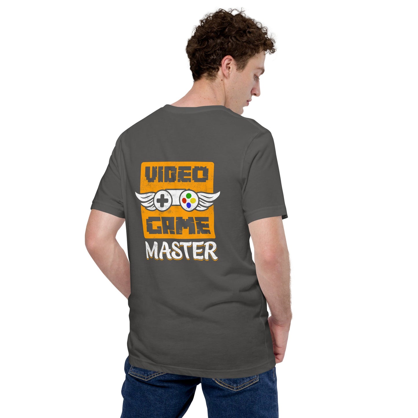 VIDEO GAME MASTER (MAHFUZ) - Unisex t-shirt ( Back Print ) by DarkByteGear