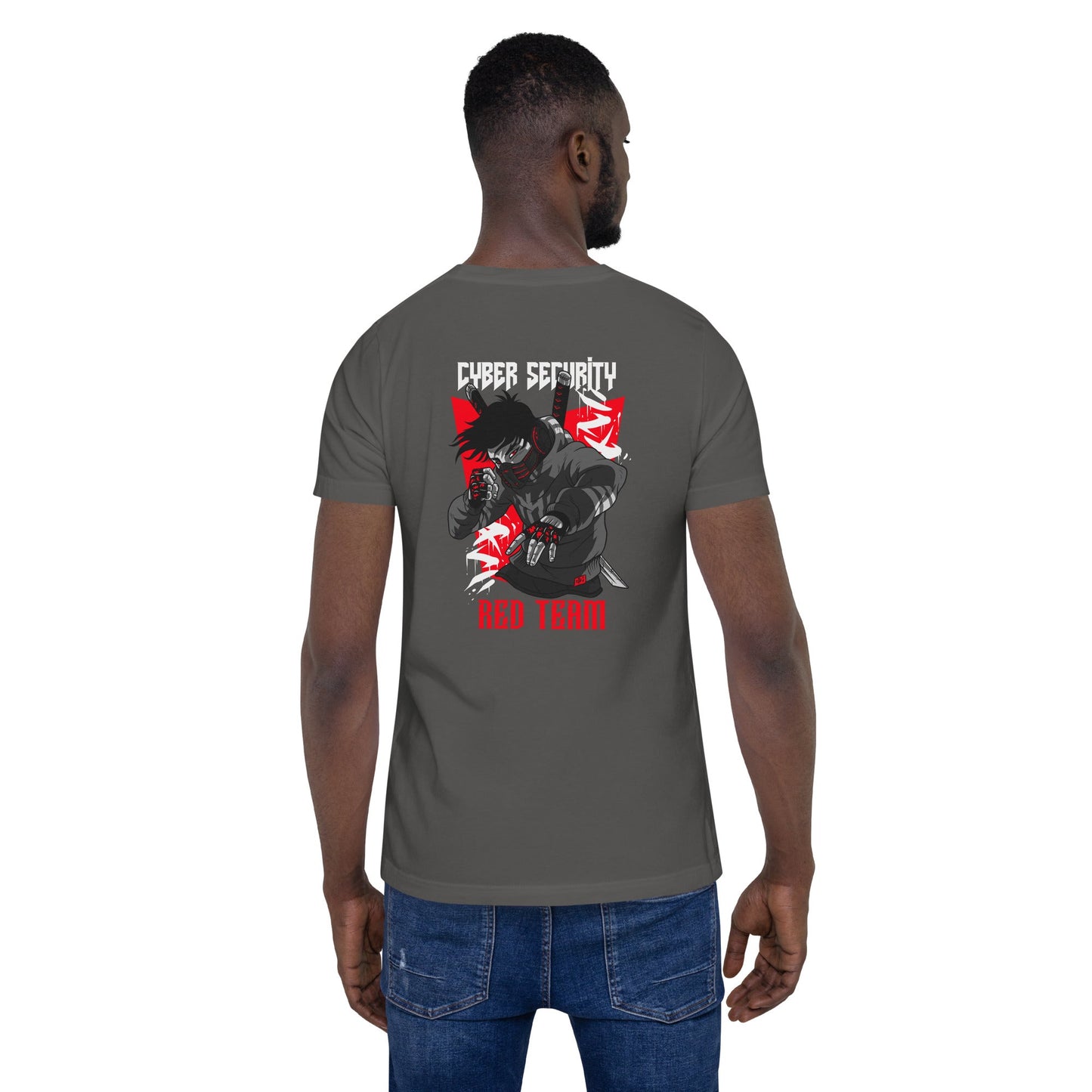 Cyber Security Red Team V3 - Unisex t-shirt ( Back Print ) by DarkByteGear