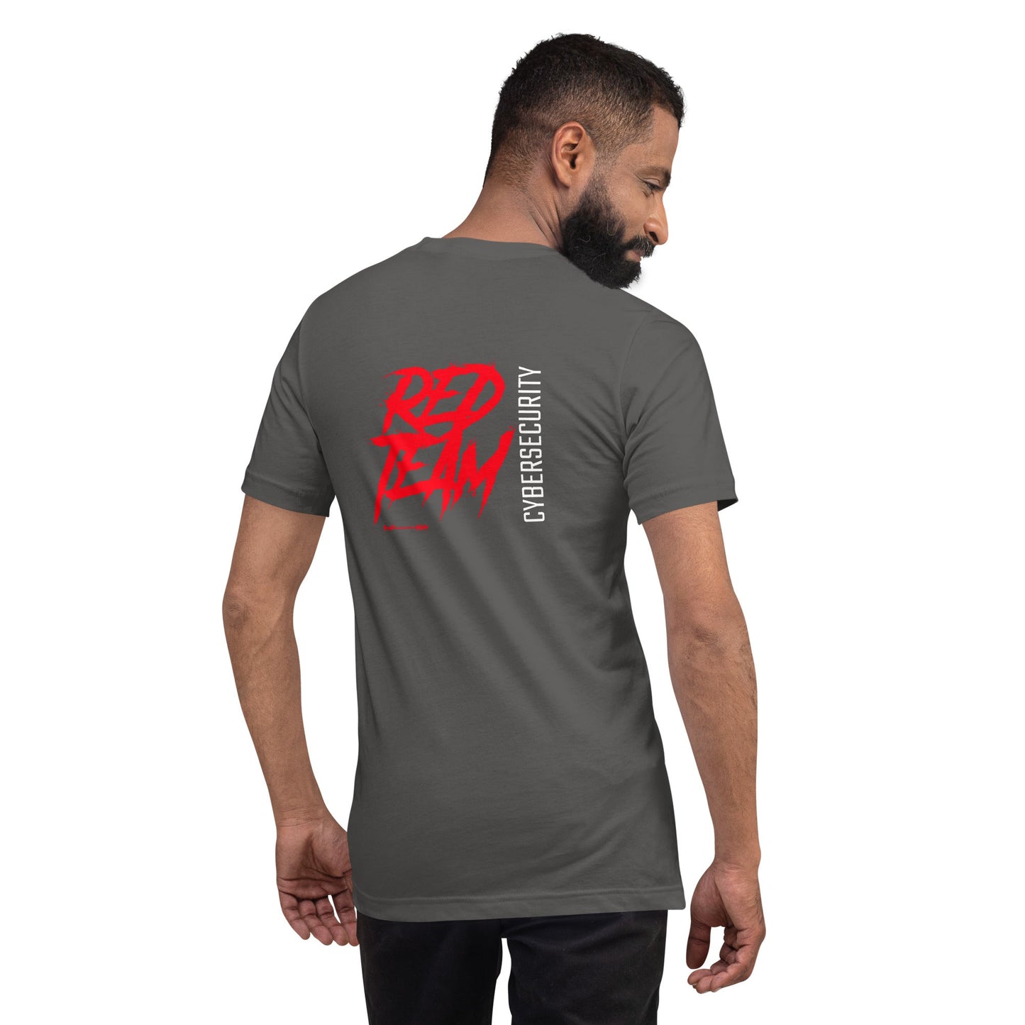Cyber Security Red Team V6 - Unisex t-shirt ( Back Print ) by DarkByteGear
