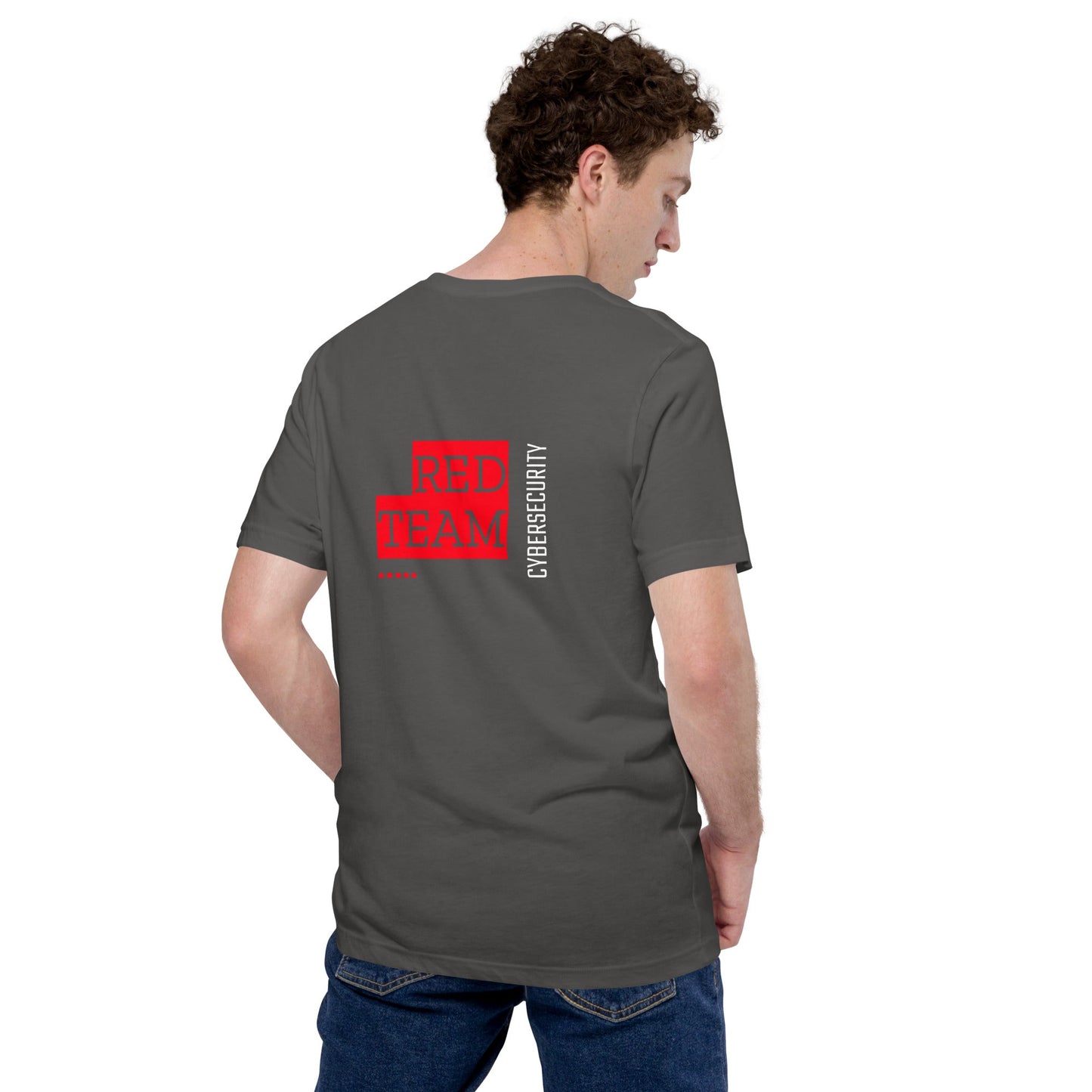 Cyber Security Red Team V13 - Unisex t-shirt ( Back Print ) by DarkByteGear