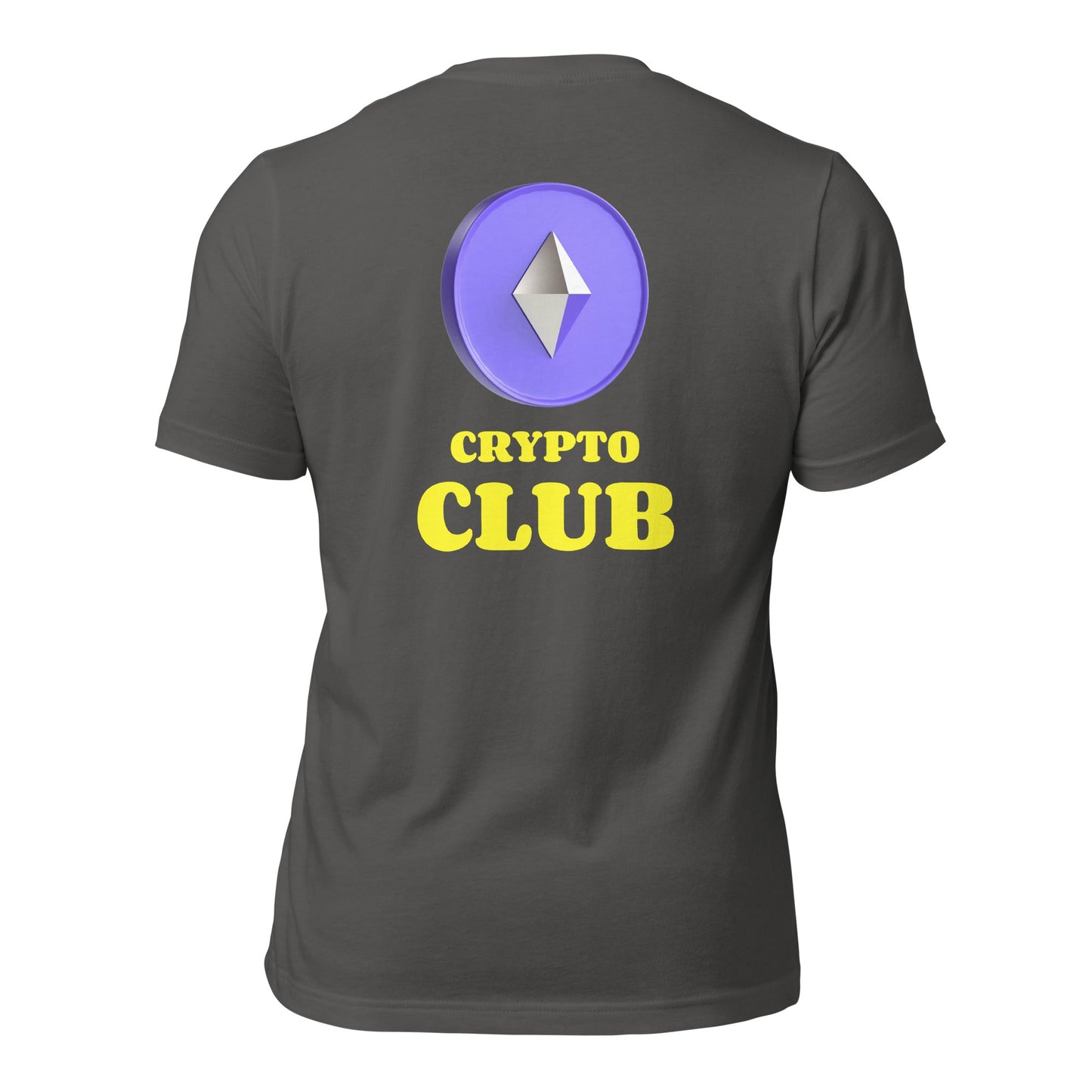 Crypto Club V2 - Unisex t-shirt ( Back Print ) by DarkByteGear