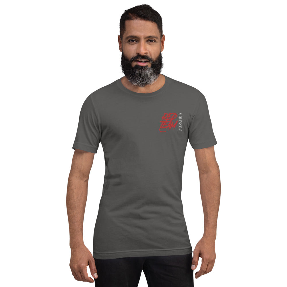Cyber Security Red Team V10 - Short-sleeve unisex t-shirt ( embroidered ) by DarkByteGear