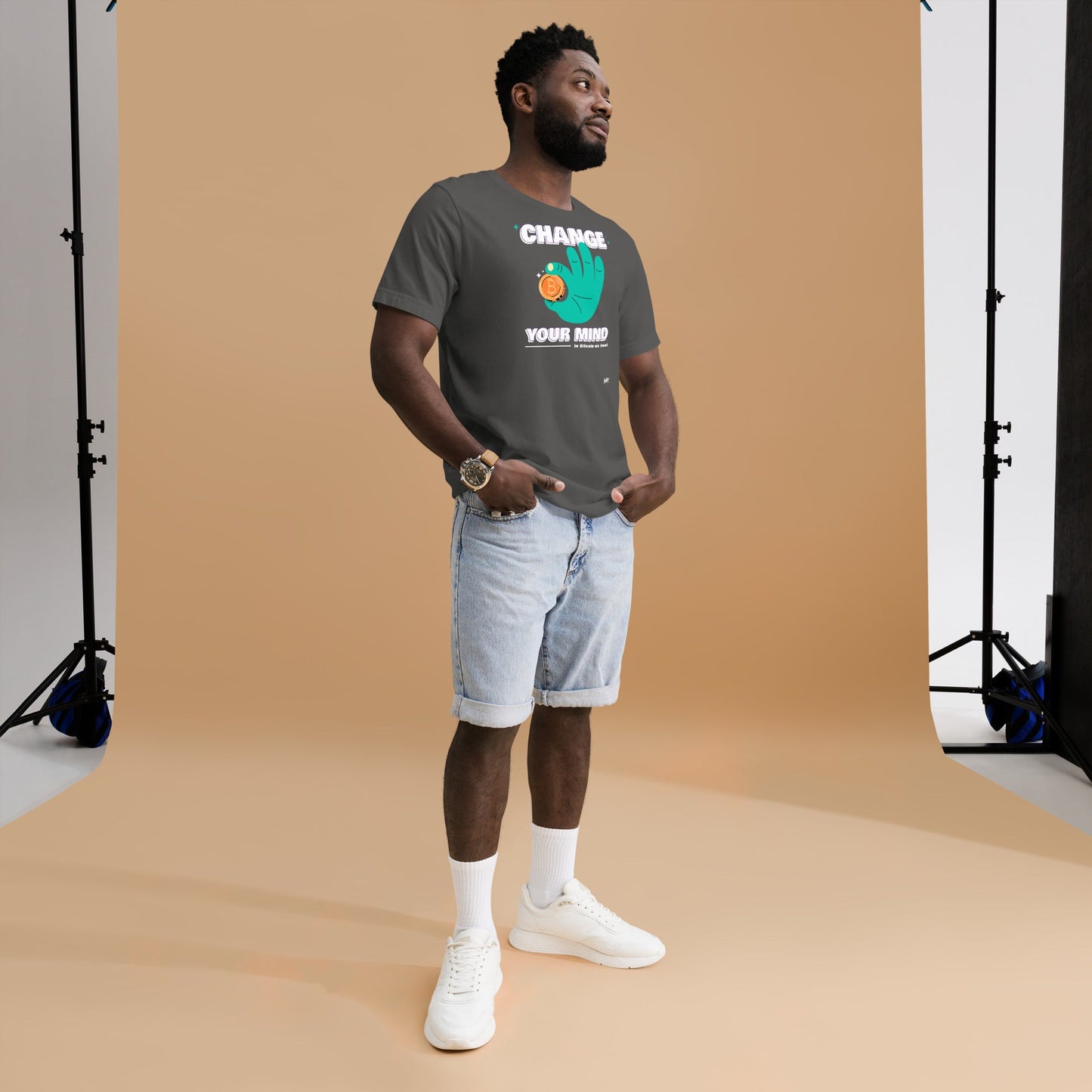 Change your mind in Bitcoin we Trust - Unisex t-shirt by DarkByteGear