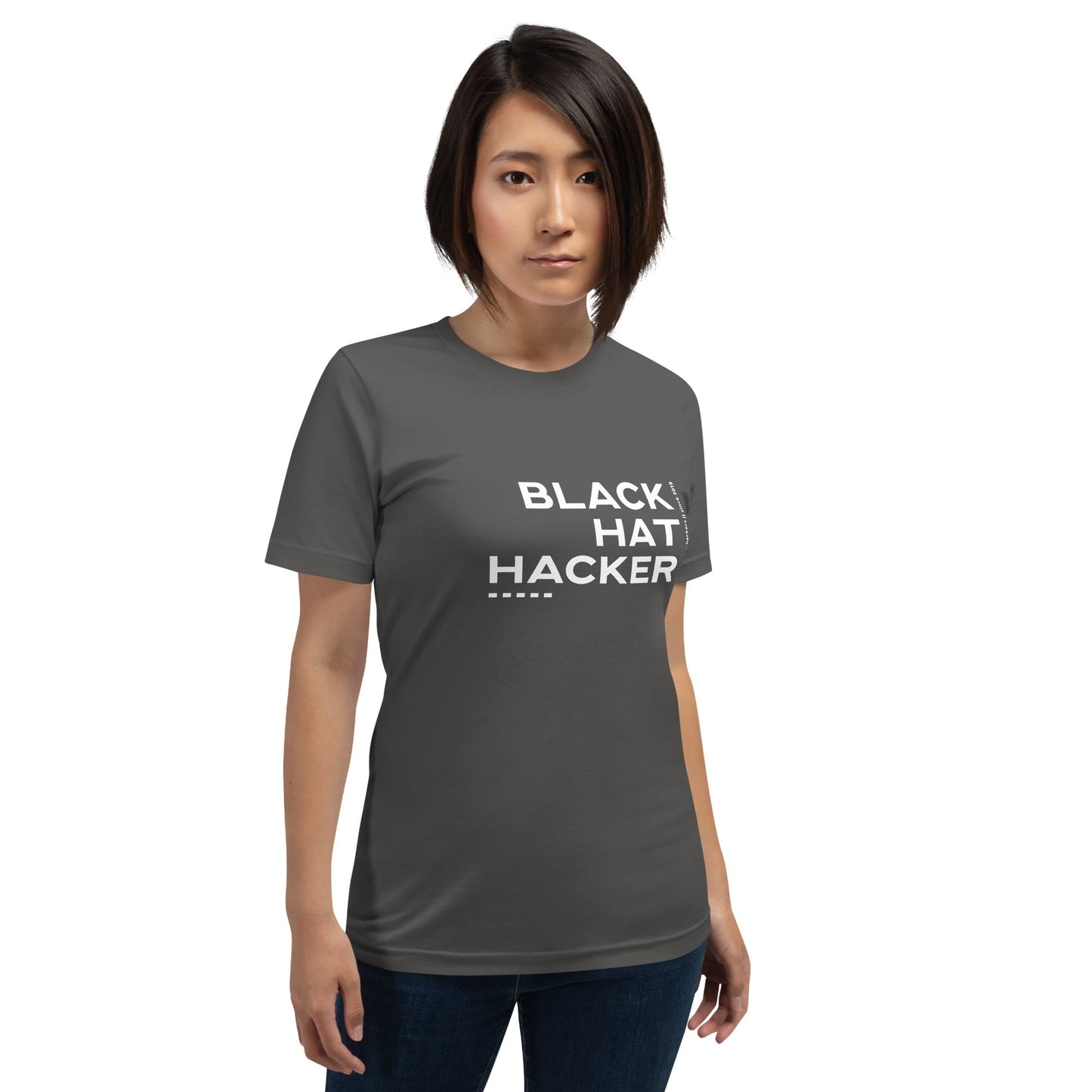 Black Hat Hacker V12 Unisex t-shirt by DarkByteGear