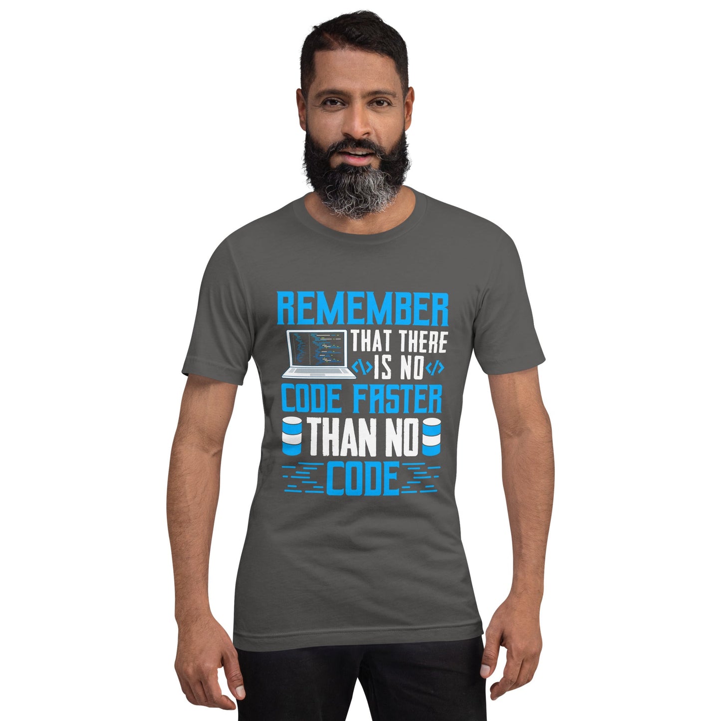 Remember! There is no code - Unisex t-shirt by DarkByteGear