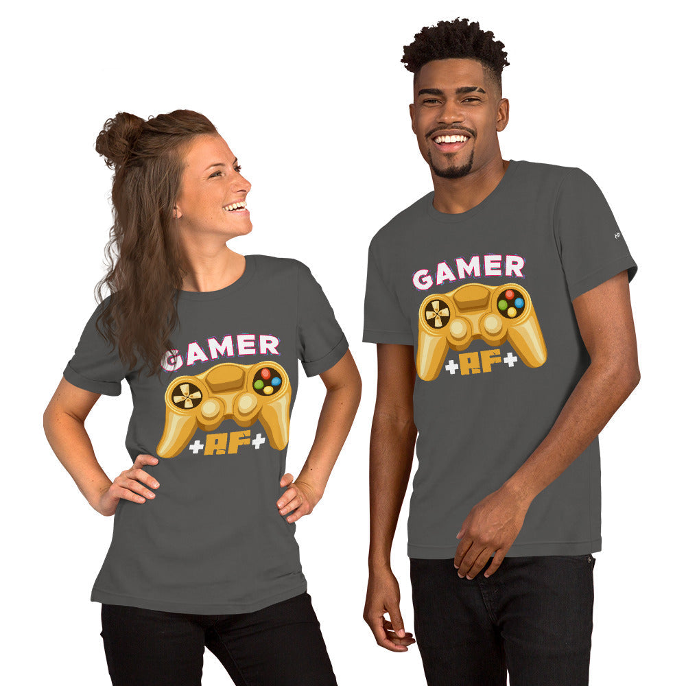 Gamer AF Unisex t-shirt by DarkByteGear
