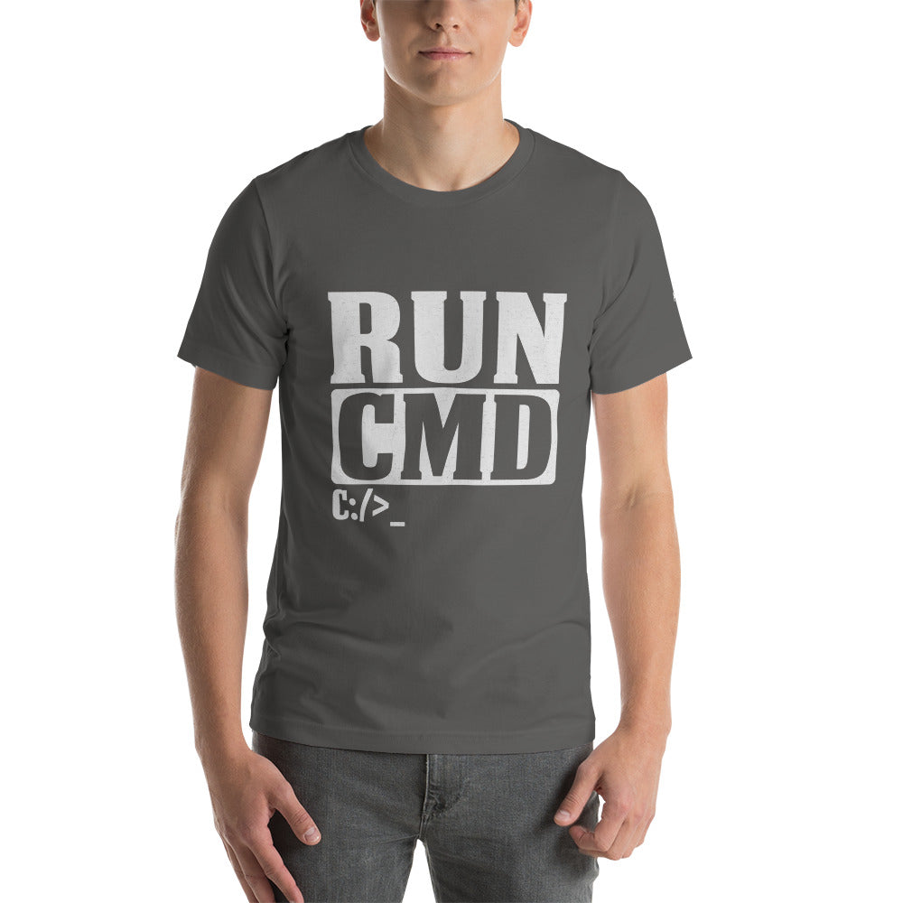 Run CMD C:/>_ - Unisex t-shirt by DarkByteGear