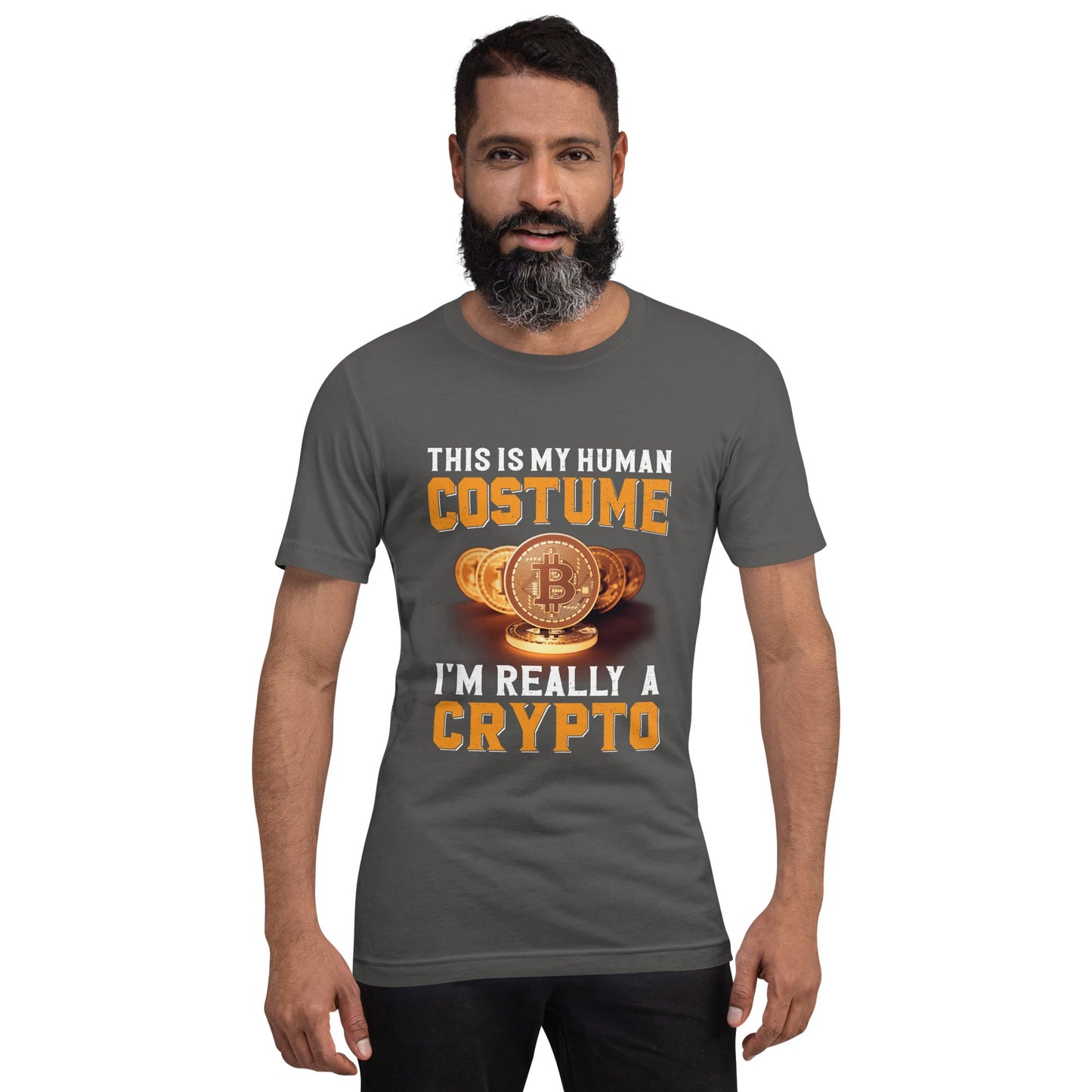 This is my Human Costume, I am a really a Crypto - Unisex t-shirt by DarkByteGear