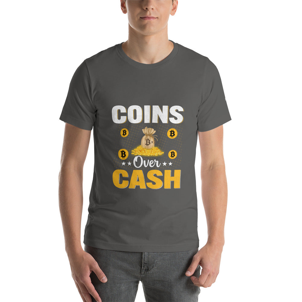 Coins over Cash - Unisex t-shirt by DarkByteGear