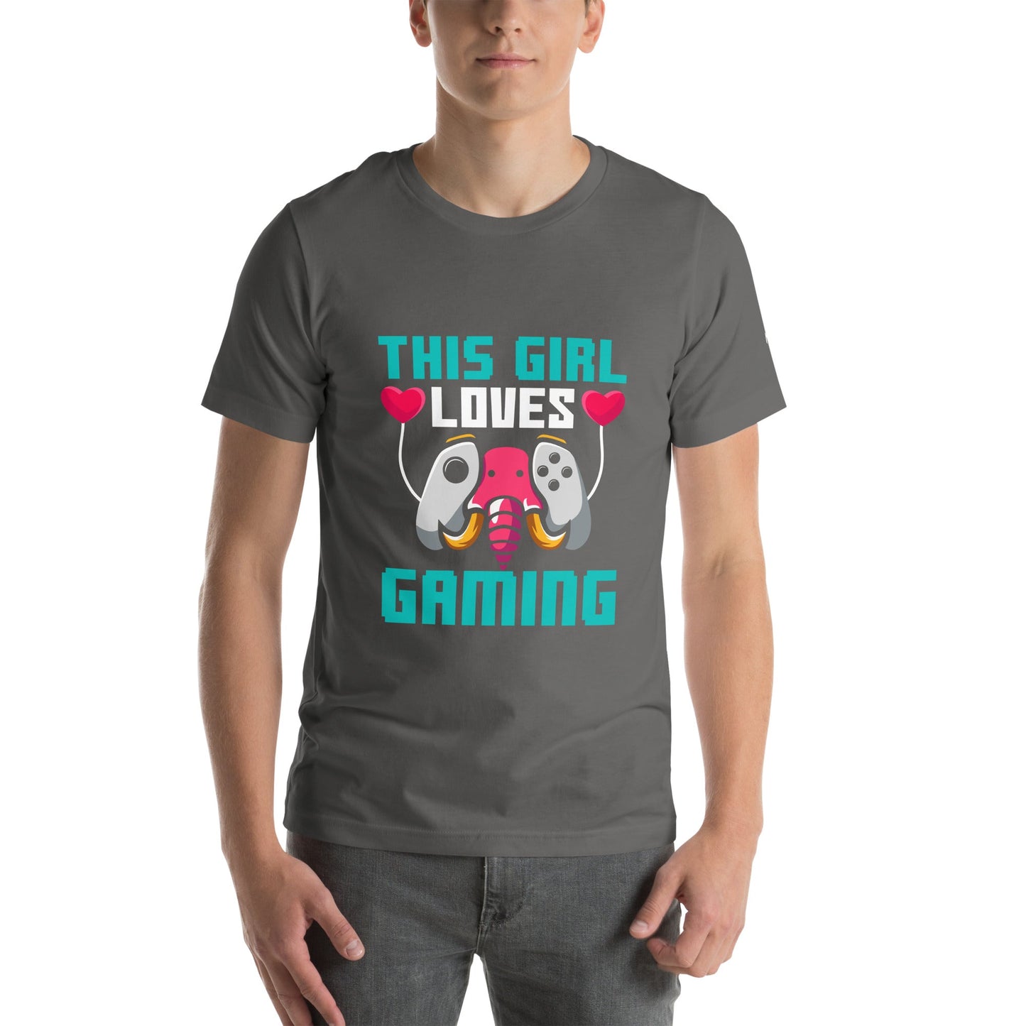 This girl Loves video games ( RiMa ) - Unisex t-shirt by DarkByteGear