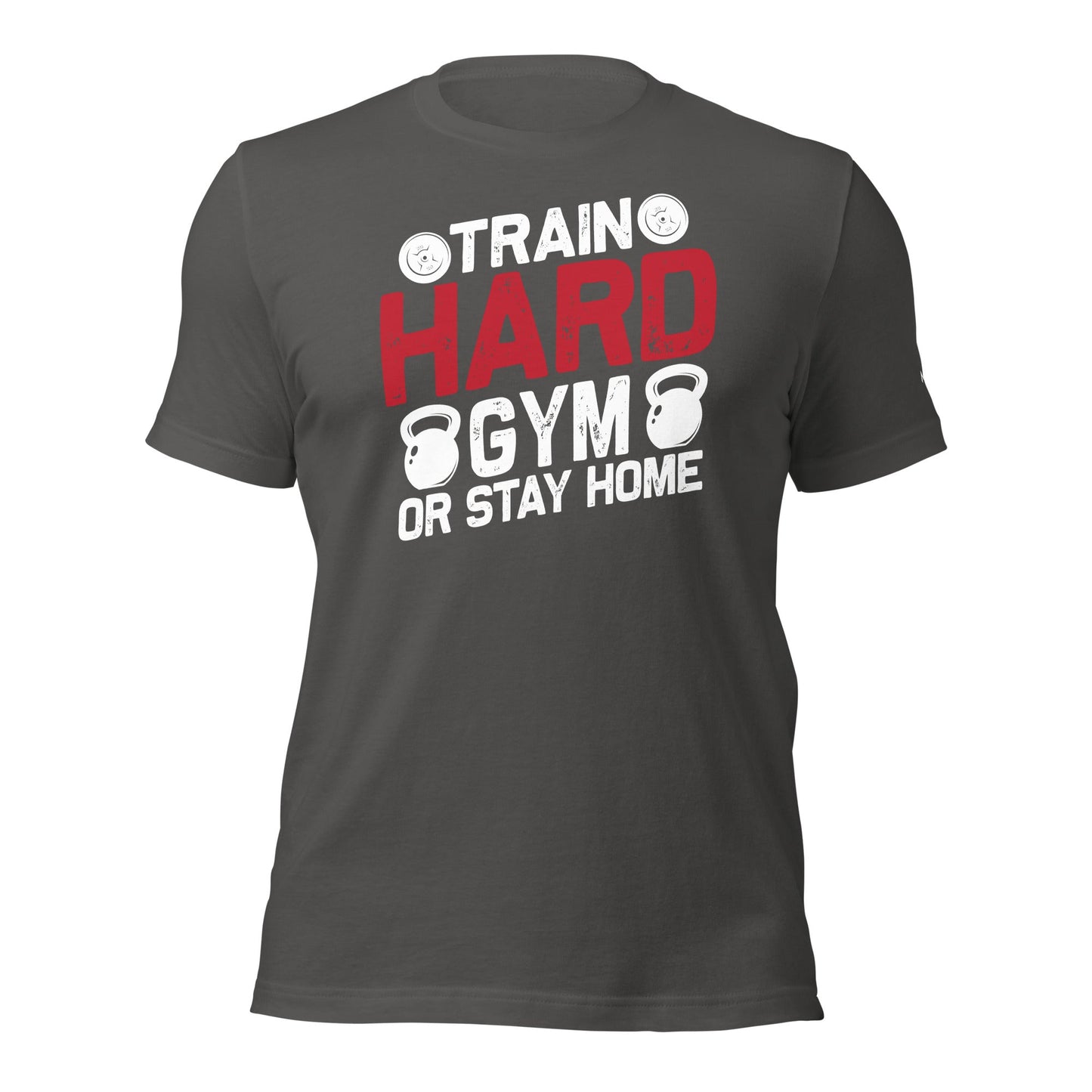 Train Hard - Unisex t-shirt (back print) by DarkByteGear