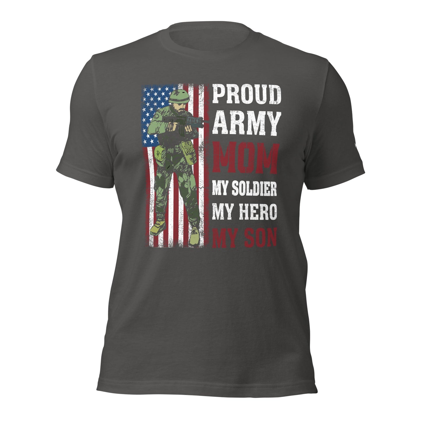 Proud Army Mom - Unisex t-shirt by DarkByteGear