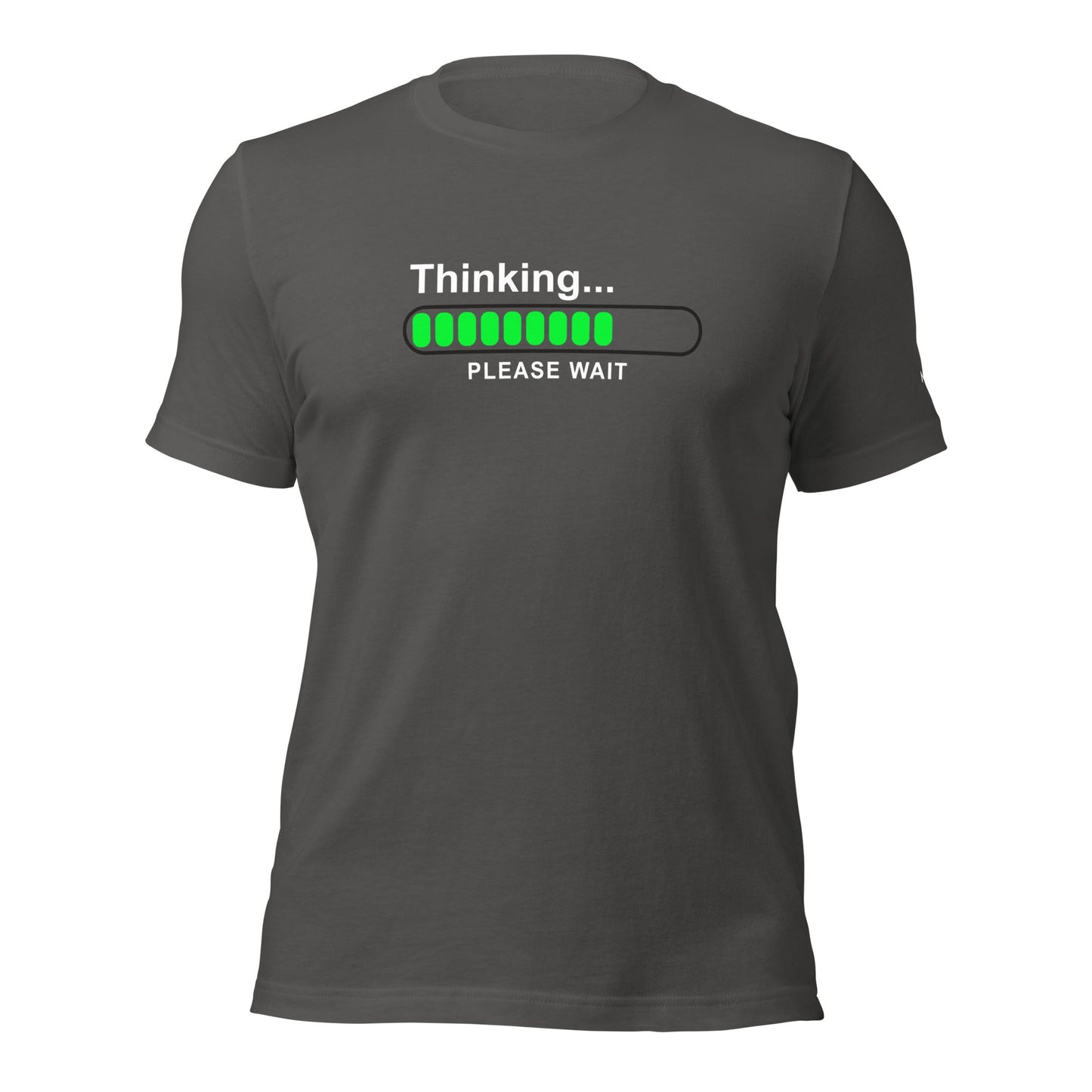 Thinking please wait - Unisex t-shirt by DarkByteGear