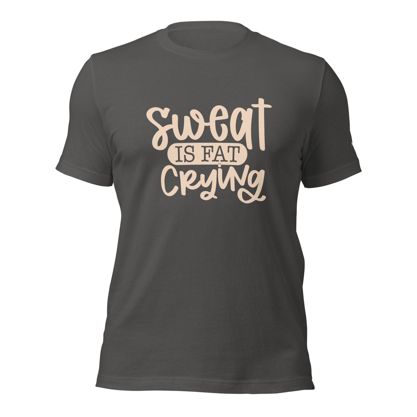 Sweat is fat crying - Unisex t-shirt by DarkByteGear