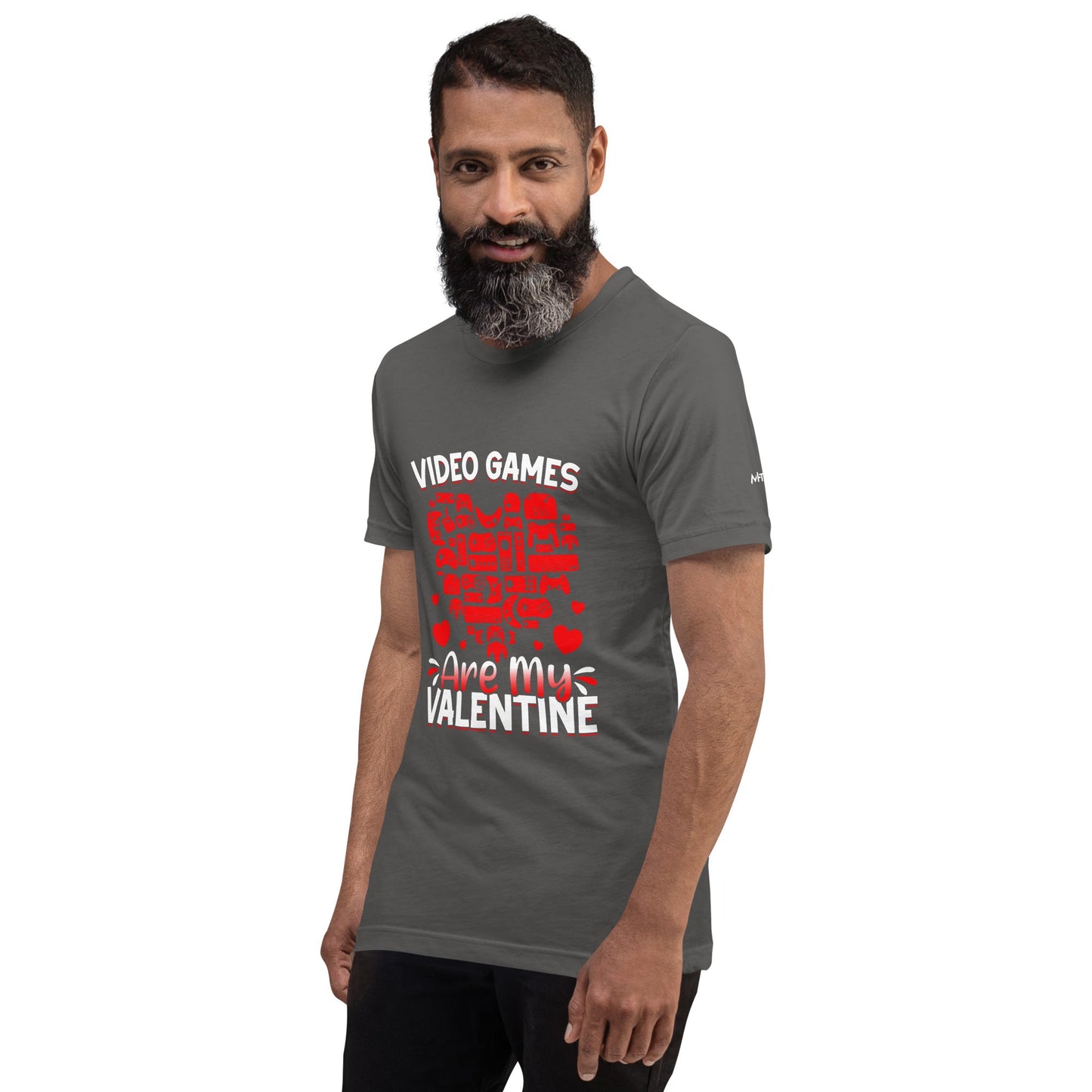 Video games are my valentine Unisex t-shirt by DarkByteGear