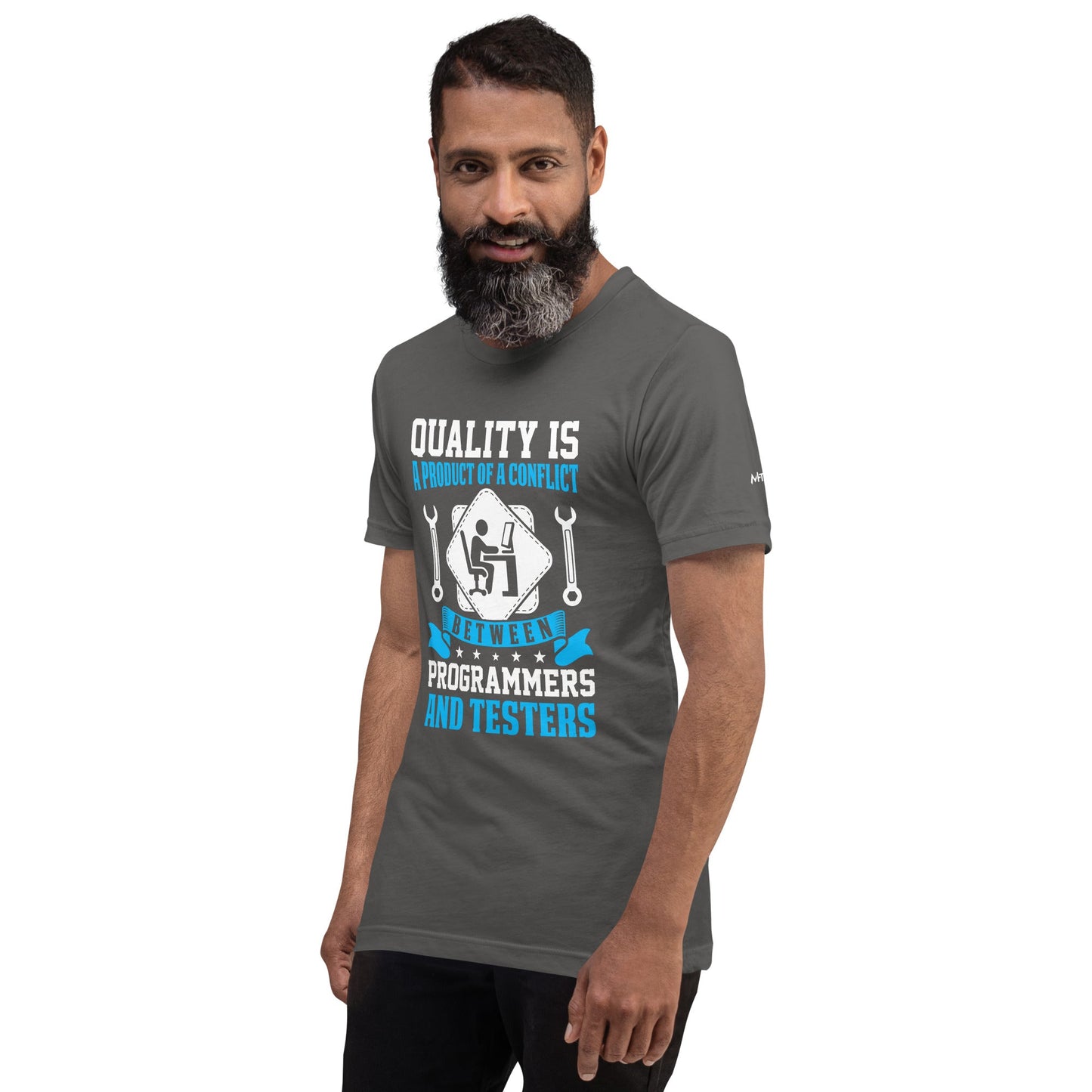 Quality is a Product of a conflict -Unisex t-shirt by DarkByteGear