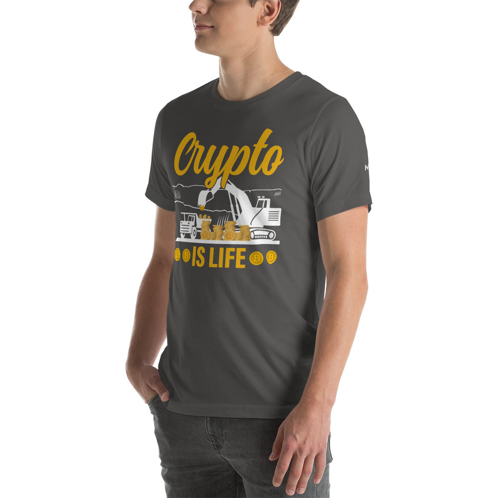 Crypto is Life - Unisex t-shirt by DarkByteGear